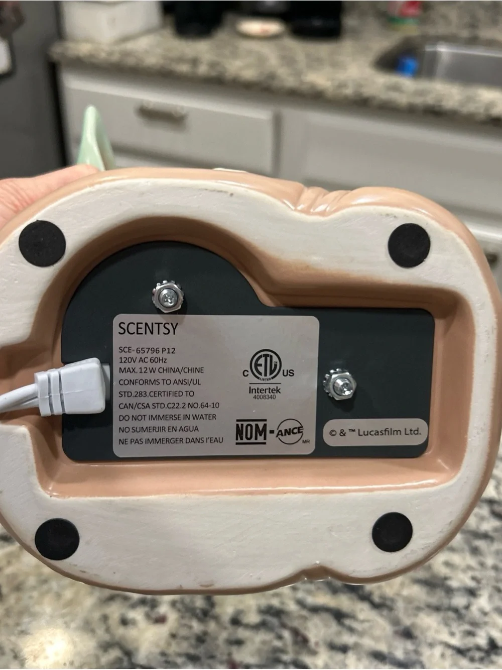 Scentsy the Child (Baby Yoda Grogu) Wax Warmer Mandalorian Star Wars Theme